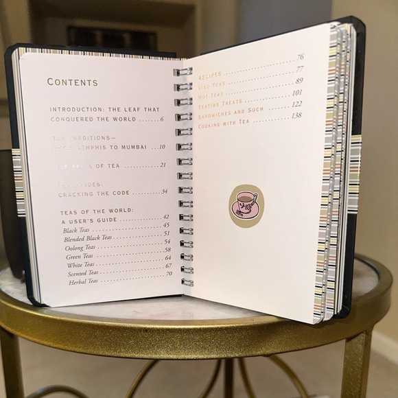 Tea Set for 4 with Travel Case and Tea Recipe Book - Picture 4 of 7